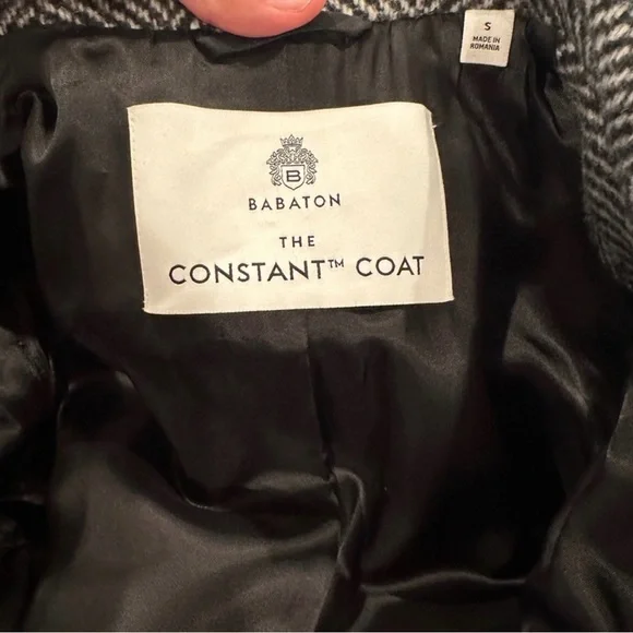 Aritzia Babaton The Constant Coat - Soft Wool Cashmere, Size small - Picture 4 of 10